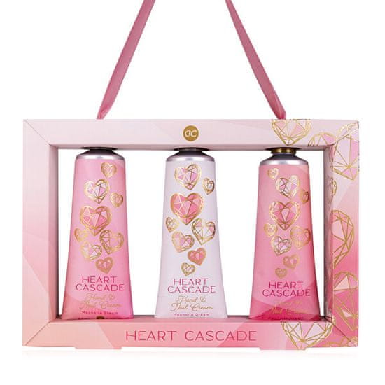 Accentra Heart Cascade darilni set za nego rok 3 x 60 ml