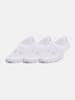 Nogavice UA Breathe Lite Ultra Low 3p-WHT M