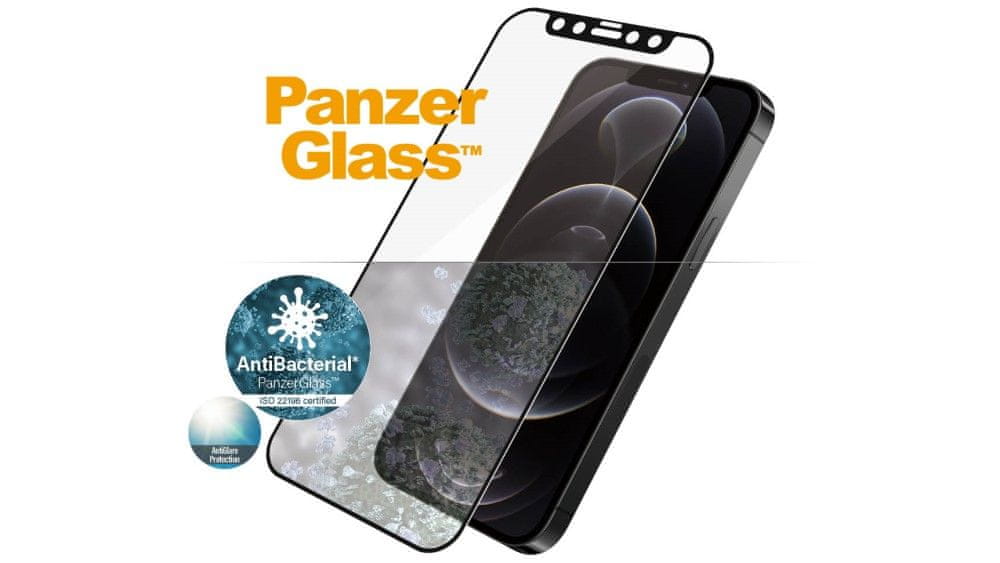 PanzerGlass zaščitno steklo za Apple iPhone 12/12 Pro z antirefleksnim premazom