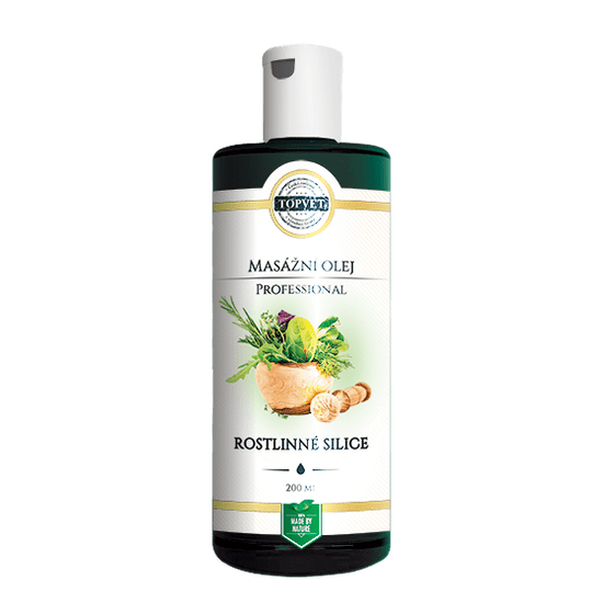 GREEN IDEA Zeliščno eterično olje za masažo 200 ml