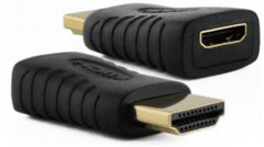 E-green pretvornik, mini HDMI (F) - HDMI (M), črn