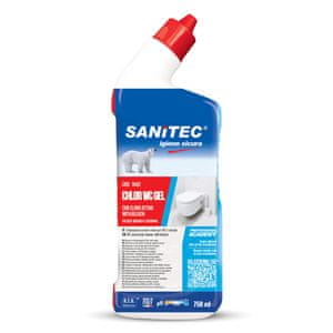  Sanitec čistilo za wc školjke WC CHLOR, za vodni kamen, 750 ml