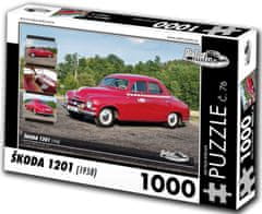 RETRO-AUTA© Puzzle št. 76 Škoda 1201 (1958) 1000 kosov