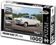 RETRO-AUTA© Sestavljanka št. 63 Volga GAZ 21 (1967) 1000 kosov