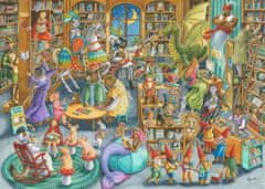 Ravensburger Puzzle Polnoč v knjižnici 1000 kosov