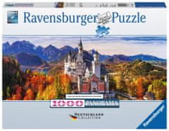 Ravensburger Panoramska sestavljanka Grad Neuschwanstein 1000 kosov