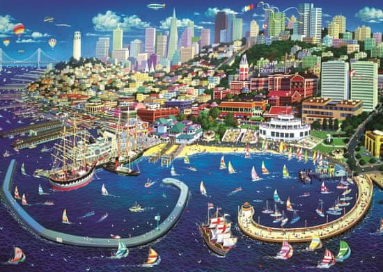 Trefl Puzzle Port in San Francisco 2000 kosov