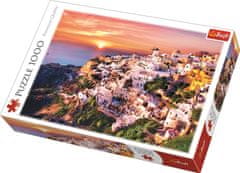 Trefl Puzzle Sončni zahod nad Santorinijem, Grčija 1000 kosov
