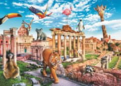 Trefl Puzzle Smešna mesta: Divji Rim 1000 kosov