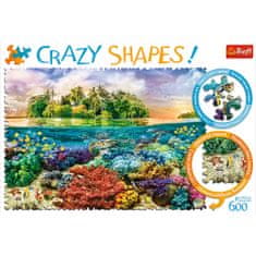 Trefl Crazy Shapes sestavljanka Tropski otok 600 kosov