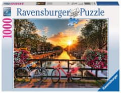 Ravensburger Puzzle Kolesa v Amsterdamu na Nizozemskem 1000 kosov