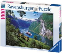 Ravensburger Puzzle Norveški fjord 1000 kosov