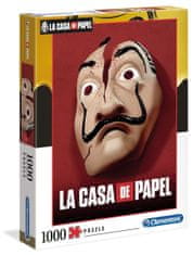 Clementoni Puzzle Netflix: La Casa de Papel - Maska 1000 kosov