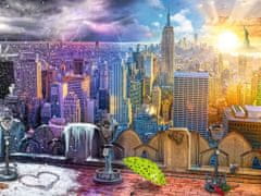 Ravensburger Puzzle Letni časi v New Yorku 1500 kosov