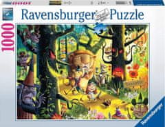 Ravensburger Puzzle Levi, tigri in medvedi, o moj! (Čarovnik iz Oza) 1000 kosov