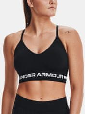 Under Armour Nedrček UA Seamless Low Long Bra-BLK XL