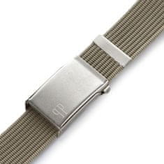 Boxman PAOLO PERUZZI KHAKI Moški PIRCLE BELT PW-19-105 cm