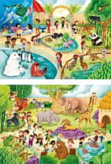 Clementoni Puzzle Zoo 2x60 kosov