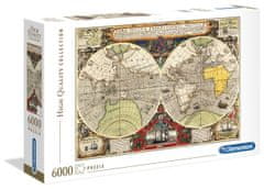 Clementoni Puzzle Starodavna pomorska karta 6000 kosov