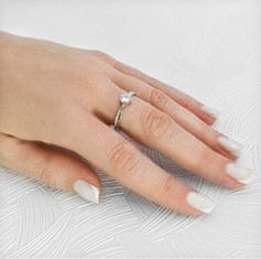 Beneto Čudovit srebrn prstan s prozornimi cirkoni AGG304L (Obseg 56 mm)