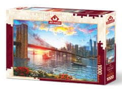 Art puzzle Puzzle Sončni zahod v New Yorku 1000 kosov