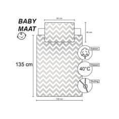 Carbotex Bombažna posteljna rjuha PANDA, 100/135+40/60, BABY226008