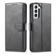 slomart ovitek z magnetom eleganten etui preklopni ovitek samsung galaxy s22 + (s22 plus) črn