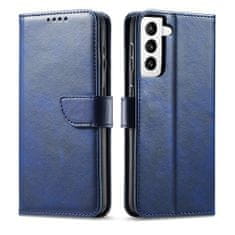 slomart ovitek z magnetom eleganten etui preklopni ovitek samsung galaxy s22 + (s22 plus) modra