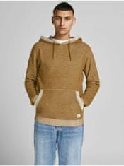 Jack&Jones Moška Woods Pulover Rjava S