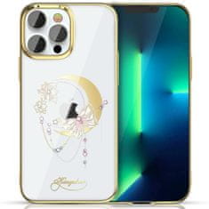 slomart kingxbar moon series luksuzni etui s kristali Swarovski za iphone 13 pro zlati (butterfly)