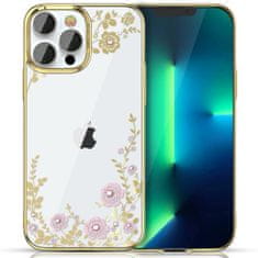 slomart kingxbar moon series luksuzno ohišje s kristali Swarovski za iphone 13 pro rose gold