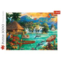 Trefl Puzzle Življenje na otoku 3000 kosov