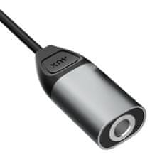 slomart dudao adapter lightning za slušalke 3,5 mm mini jack siv (l17 siv)