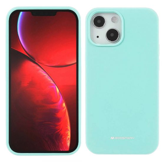 Goospery Soft Feeling ovitek za iPhone 13 Pro Max, silikonski, mint zelen