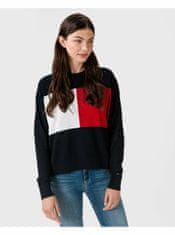 Tommy Hilfiger Ženska Icon Flag Pulover Modra S