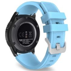 BStrap Silicone Sport pašček za Samsung Gear S3, pastel blue