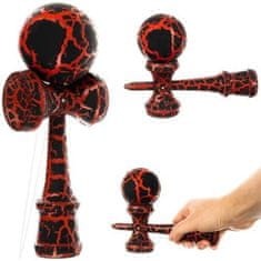 MG Wooden Kendama igra, rdeča