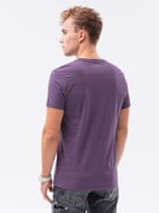 OMBRE moška basic majica Elis vijolična XL