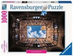 Ravensburger Puzzle Cortile della Podestà, Palazzo Pubblico, Siena, Italija 1000 kosov