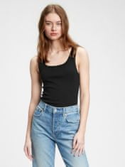 Gap Majica brez rokavov ribbed tank Top XXS