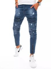 Dstreet moške jeans hlače Skeld modra 33