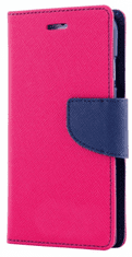 Havana Fancy Diary ovitek za iPhone 13 Pro Max, preklopni, roza-moder