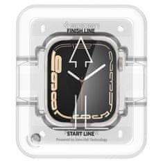 Spigen SPIGEN PROFLEX HYBRID STEKLO "EZ FIT" 2-PACK APPLE WATCH 7 / 8 (45 MM)