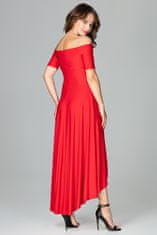 Lenitif Ženska večerna obleka Lin K485 rdeča M
