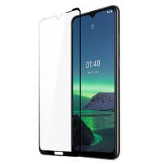 slomart dux ducis 10d kaljeno steklo, trdno zaščitno steklo, polno pokrito z okvirjem za nokia 1.4 prozorno (prijazno ohišju)