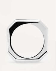 PDPAOLA Eleganten rodjen prstan SIGNATURE LINK Silver AN02-378 (Obseg 54 mm)