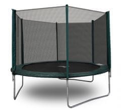 aGa SPORT TOP Trampolin 180 cm Temno Zelena + zaščitna mreža