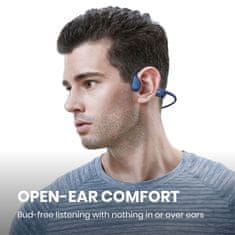 SHOKZ OpenRun Bluetooth slušalke pred ušesi, modre