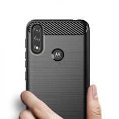 MG Carbon Case Flexible silikonski ovitek za Motorola Moto E7i Power, črna