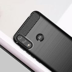 MG Carbon Case Flexible silikonski ovitek za Motorola Moto E7i Power, črna